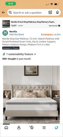 NOVILLA KING MATRESS