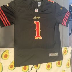 Blackout 49ers Jersey 