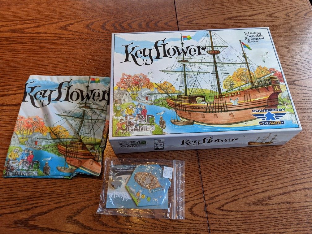 Key flower Board Game with 2 Expansions