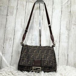 FENDI Shoulder Bag Brown 