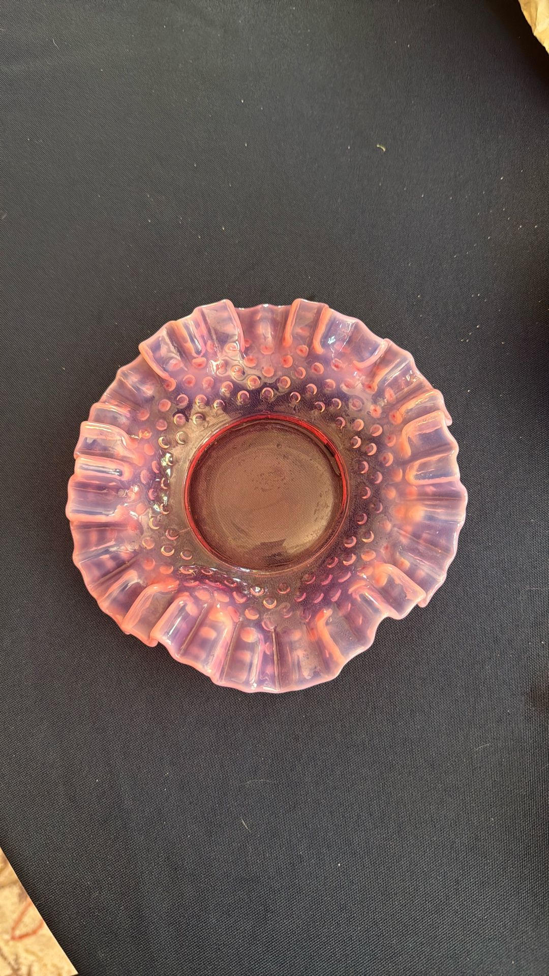 Antique Fenton Hobnail Candy Dish