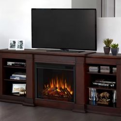 Electric Fireplace Tv Stand Up To 65 Inches Make Me A Offer Not Free 