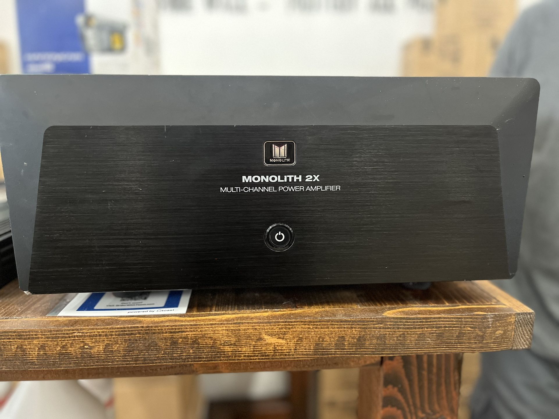 USED Monoprice Monolith 2- Channel Stereo Power Amplifier