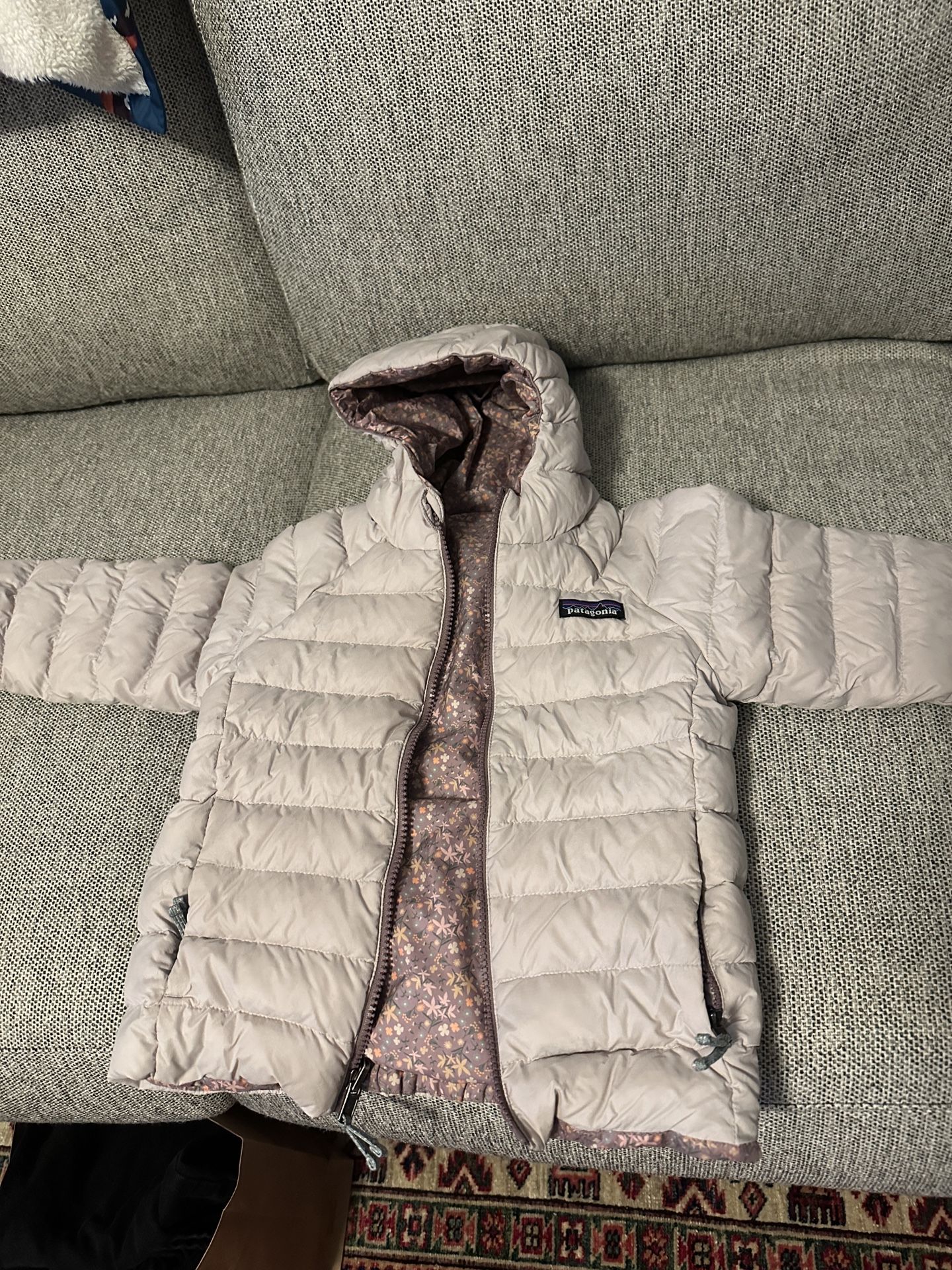 Kids' Reversible Down Sweater™ Hoody - size 5T