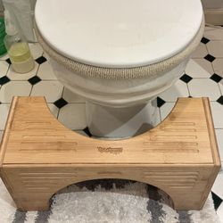 Adult or Child Bamboo Squatty Potty