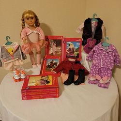 Our Generation Girl Doll Bundle Clothes and Books