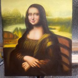 Mona Lisa By Leonardo Da Vinci Oil Painting On Linen