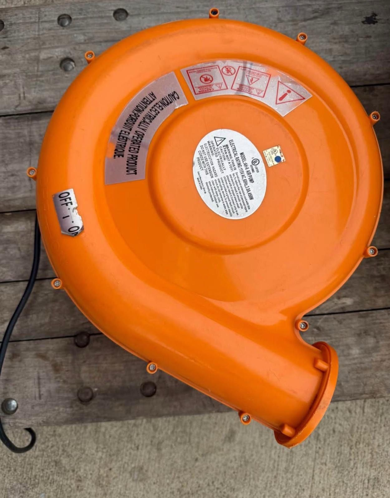 450W Bounce House Blower Air Pump – Works Great