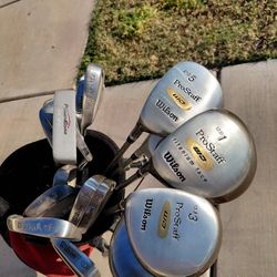 Woman's Left-hand Complete Set Wilson Golf Clubs