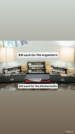 Home It Track Organizer and Sagler Kitchen Knife