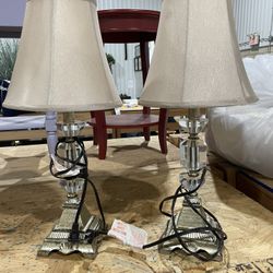 Pair of Lamps With Shades 19 1/2” H