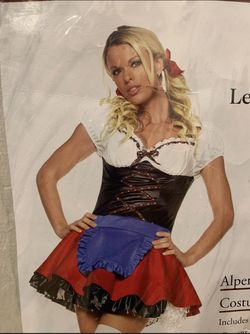 Alpenhof girl Costume - Size Adult M/L -New-Never Worn