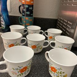 8 Corning Ward Mugs