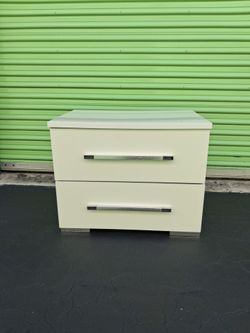 White nightstand