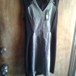 Kenneth Cole Dress/ Black and Silver
