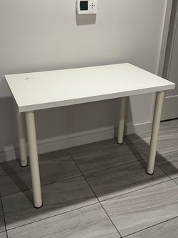 White IKEA Office Desk