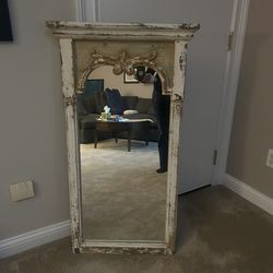 distressed mirror