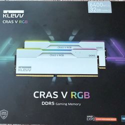 Klevv 32GB White RGB DDR5 CL30 6400M/T Ram
