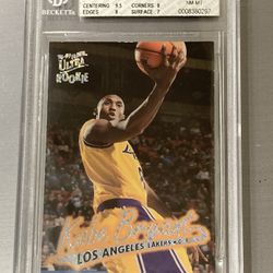 Kobe Bryant 1996-97 Ultra Platinum Medallion BGS 8 graded rookie card