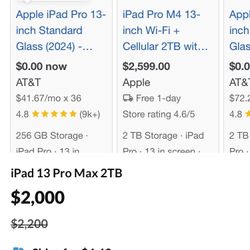 iPad Pro M4 13 Inch