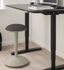 Ikea NILSERIK height adjustable swirl stool