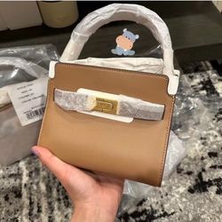 NWT Tory Burch Mini Double Lee Tiramisu
