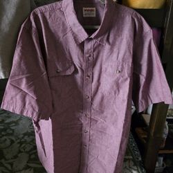 Mens Wrangler Original size 2XL short sleeve