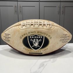 Oakland Raiders Limited Edition Commemorative Football