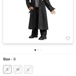 Target Kids’ Harry Potter Classic Halloween Costume Top with Attached Robe S (4-6) and Amazon Harry Potter Accessories Set, Costume Wand & Glasses