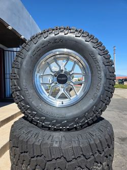 17" FALCON rims w- 35" Cooper AT tires