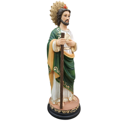 San Judas 36" Con Manto Grabado 3 pies Alto