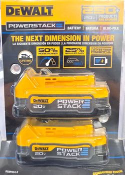 Dewalt 20v powerstack 1.7ah batteries
