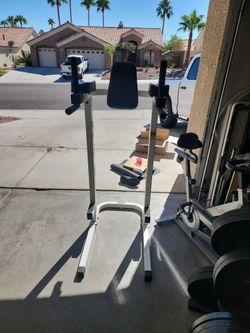 Power Tower Dip Station with Back Pad