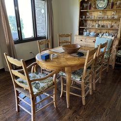 Kitchen Table With Chairs And Drawer Dinning