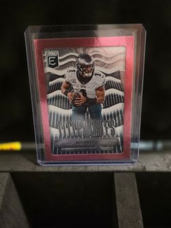 Jalen Hurts 2022 Donruss Elite Title Waves Card