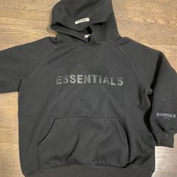 Essential Black Hoodie 