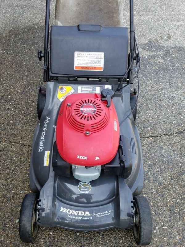Honda Harmony Hrb216 Lawn Mower - Arm Designs