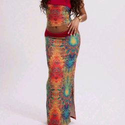 2 Piece Skirt With A Top 