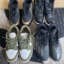 3 Nike Shoes / 1 Adidas Cleats (NOT FREE)