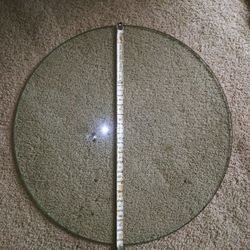 1/4" Thick Round Glass 23"