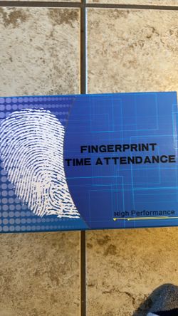 Fingerprint time attendance new