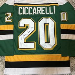 Minnesota North Stars Dino Ciccarelli Signed Jersey JSA COA