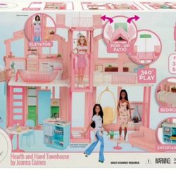 Barbiea Hearth & Hand Townhouse Playset by Mattel – NEW in Box