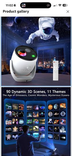 AIRIVO 3D Galaxy Projector