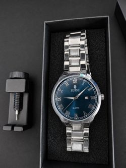 Blue men's watch