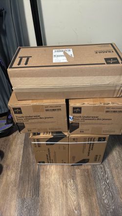 Boxes of pull ups