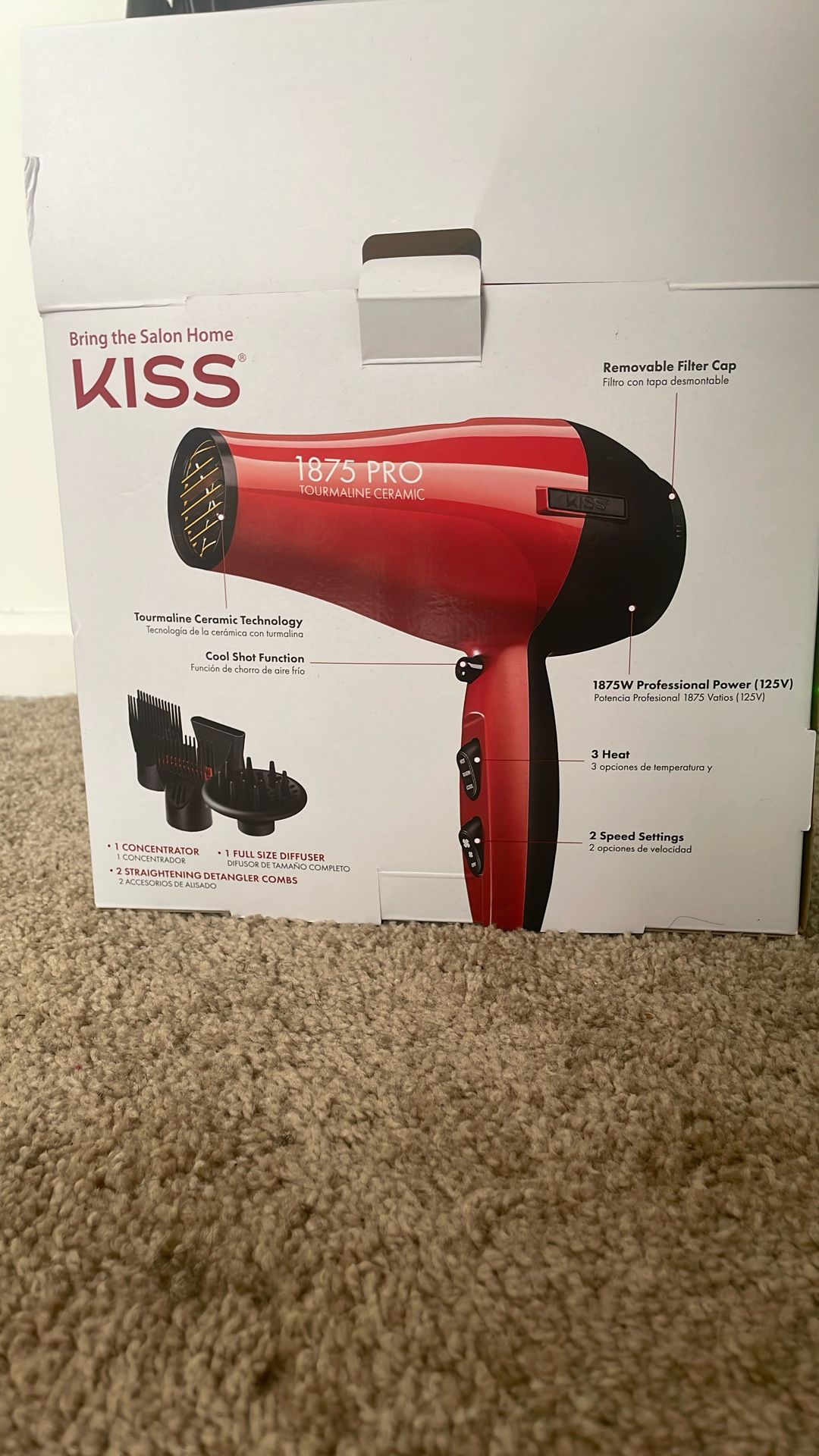KISS Hair Dryer (1875 PRO)