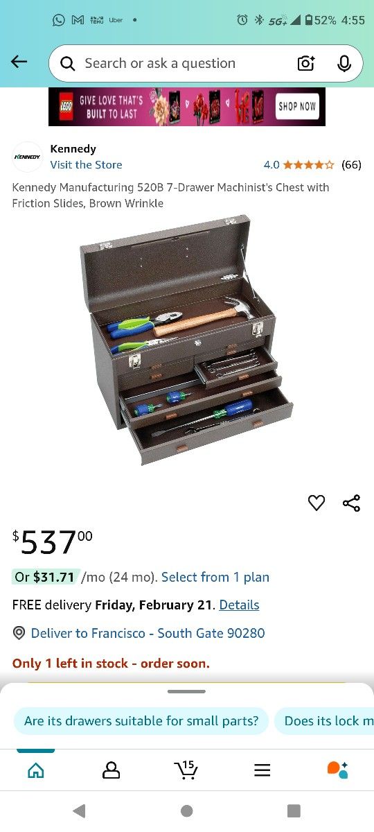 Kennedy Tool Boxes Set Of 2