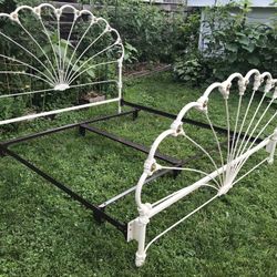 Wrought Iron King Size Bed Frame 