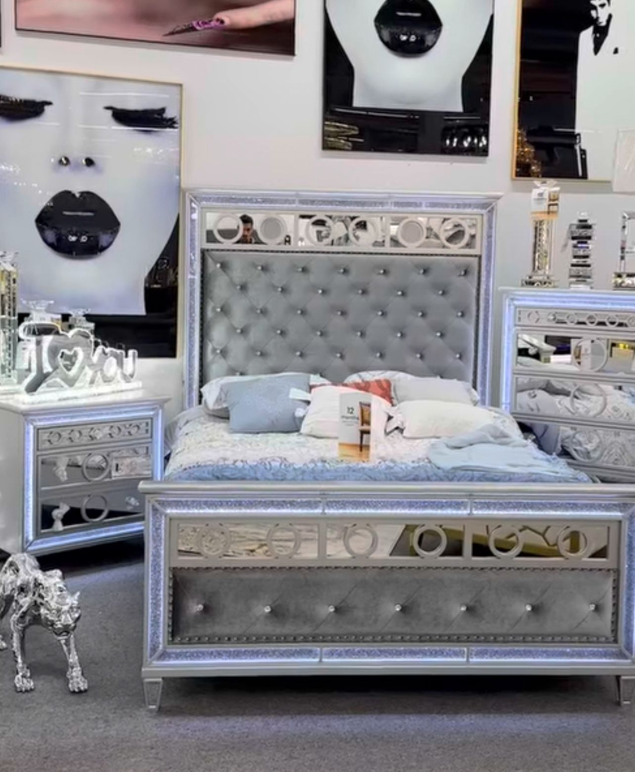 New 4pc Bedroom Set In Box 📦 Buy Now Pay Later Bedroom Set Starting At $599